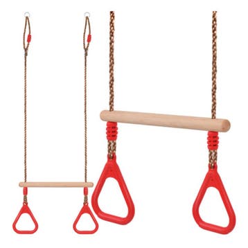 Kruzzel 2-in-1 schommel met Trapeze - Verstelbaar - 100kg..., Ophalen of Verzenden, Nieuw