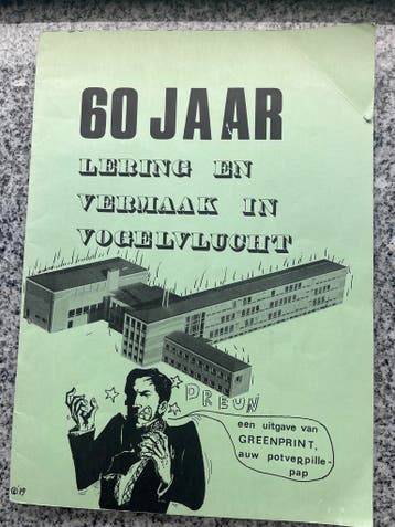 60 jaar lering en vermaak in vogelvlucht (Vlaardingen), Boeken, Verzenden, Leo Immerzeel e.a., 20e eeuw of later, Gelezen