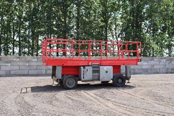 Veiling: Schaarhoogwerker Haulotte H12SXLNT Diesel 700kg 12m, Ophalen