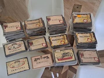 Collectie merkartikelen - Vintage wijnetiketten - Stile