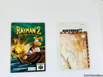 Nintendo 64 / N64 - Rayman 2 - The Great Escape + Map - EUR, Verzenden, Gebruikt