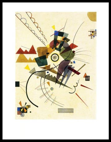 Wassily Kandinsky - Ringsum, 1924., Antiek en Kunst
