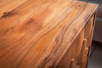 Massief houten nachtkastje MYSTIC LIVING 40cm natuurlijk, Ophalen of Verzenden, Nieuw