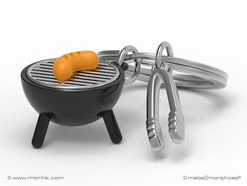 Metalmorphose SLEUTELHANGER BBQ METALMORPHOSE, Ophalen of Verzenden, Nieuw