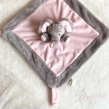 My Teddy speendoek knuffeldoek olifant | Roze, Verzenden, Nieuw