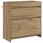 vidaXL Badkamer Onder Wasbak Kast Artisanaal eiken 78,5 x, Verzenden, Nieuw