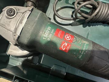 Metabo WEV 1500-125 RT haakse slijper nr. 135 4007430297402, Ophalen of Verzenden, Gebruikt