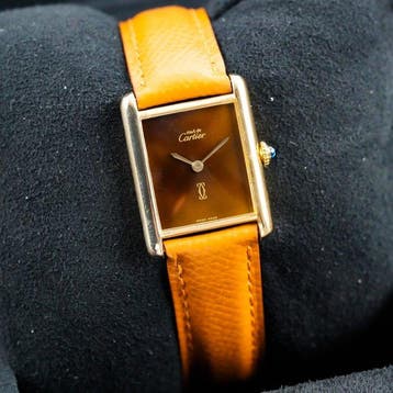 Cartier - Tank Must de Cartier Brown Tortoiseshell Dial -, Nieuw