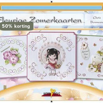 Fleurige zomerkaarten / Hobbydols - C. Beurskens, Verzenden, Gelezen, C. Beurskens