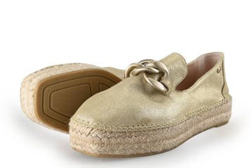 Fred de La Bretoniere Espadrilles in maat 38 Goud, Overige kleuren, Verzenden, Fred de La Bretoniere, Zo goed als nieuw