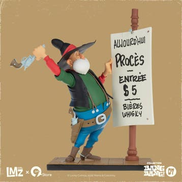Lucky Luke De Rechter Beeld 22 cm, Verzamelen, Ophalen of Verzenden, Nieuw