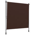 vidaXL Buiten Rolgordijn Bruin 200 x 270 cm, Tuin en Terras, Zonneschermen, Verzenden, Nieuw