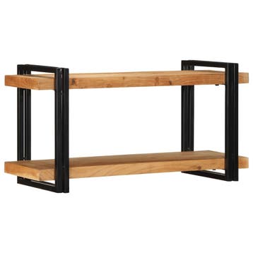 vidaXL Wandschap 90x33x45 cm massief acaciahout, Verzenden, Nieuw