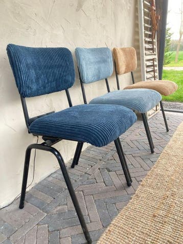 Schoolstoel vintage eetkamerstoel | hand gemaakt |, Overige kleuren, Verzenden, Modern scandinavisch japandi, Nieuw
