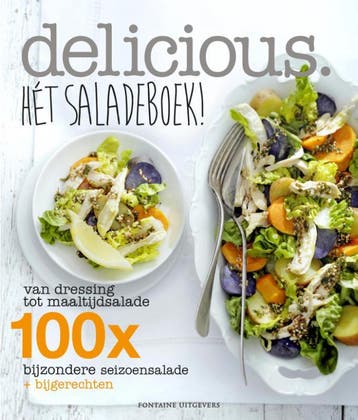 Hét saladeboek! / Delicious. - delicious. magazine, Verzenden, Zo goed als nieuw, Delicious. magazine