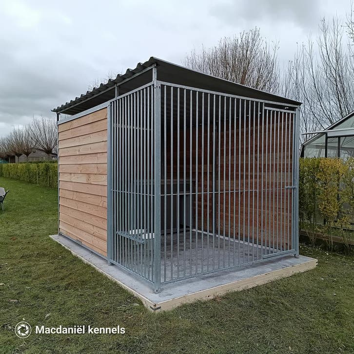 Complete Douglas hondenkennels ren kennel hondenren, Dieren en Toebehoren, Hondenhokken, 100 cm of meer, 110 cm of meer, Nieuw