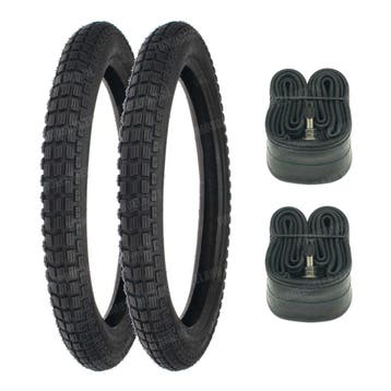 Buitenband 16 inch 2.50x16 IFA cross / enduro banden met..., Ophalen of Verzenden, Nieuw