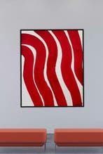 Stefanie Raus - Red III 1510 XXL, Antiek en Kunst