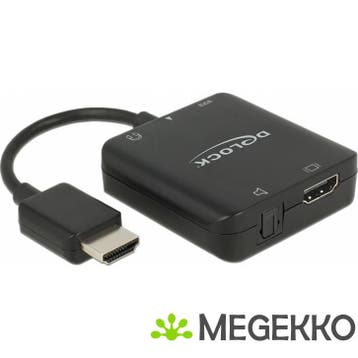 Delock 62784 HDMI-audio-extractor 4K 30 Hz compact, Verzenden, Nieuw