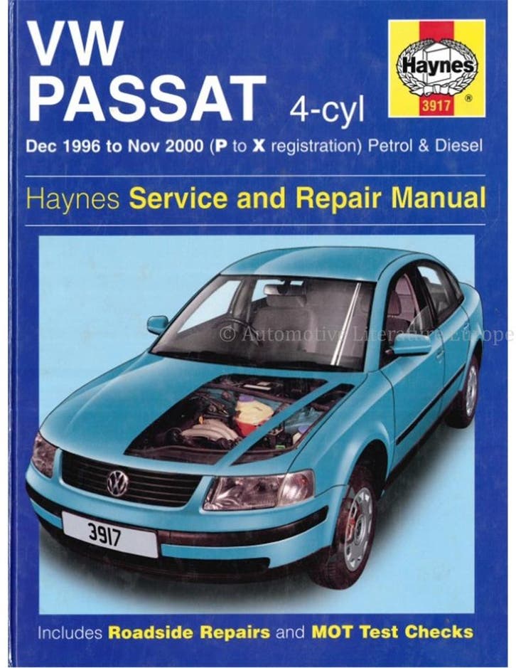 1996 - 2000 VOLKSWAGEN PASSAT BENZINE | DIESEL VRAAGBAAK, Auto diversen, Handleidingen en Instructieboekjes