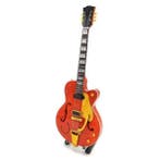 Miniatuur replica Gretsch Hollowbody gitaar - Eddie Cochran, Ophalen of Verzenden, Nieuw, Pop, Beeldje of Miniatuur