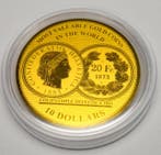 Salomonseilanden. 10 Dollars 2018 Gold Helvetica 1/100oz, Postzegels en Munten, Munten | Europa | Niet-Euromunten