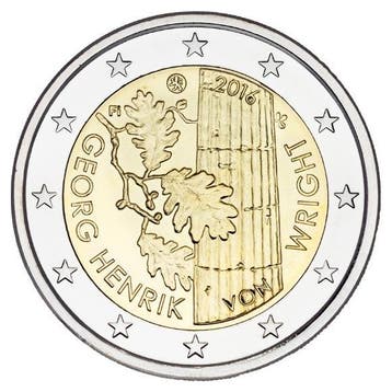 Finland 2 Euro Von Wright 2016, Verzenden