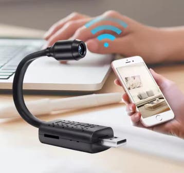 Mini WiFi Beveiligingscamera 4K – USB Camera Detectie, Verzenden, Nieuw