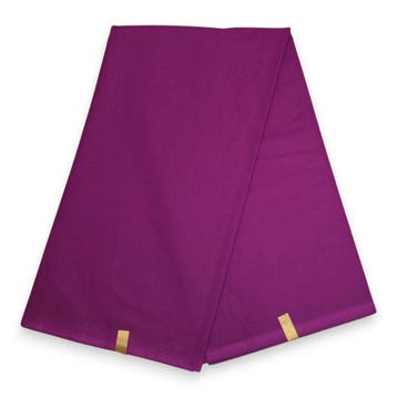 Paarse Stof egaal - Paarse effen kleur - 100% katoen - 1 yar, Hobby en Vrije tijd, Ophalen of Verzenden, Nieuw
