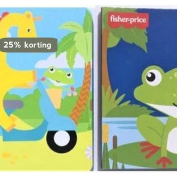 Fisher -Price - Set van 2 - Boekjes - Plaatjes - Baby - 10, Verzenden, Gelezen
