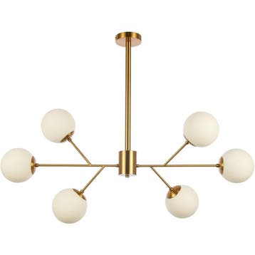 Hanglamp Amy White Gold, Verzenden, Nieuw