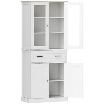 TRUUSK Keukenkast met Lade en Verstelbare Legplanken - Acryl, Huis en Inrichting, Verzenden, Nieuw