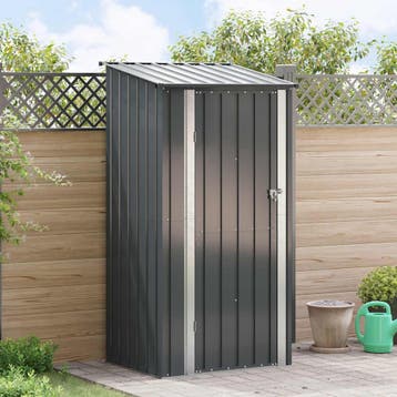 vidaXL Tuinhuisjes Antraciet 103 x 86 x 200 cm Metaal, Tuin en Terras, Tuinhuizen, Verzenden, Nieuw