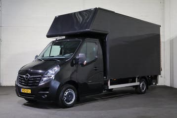Opel Movano 2.3 CDti Bakwagen Spiegelbak met Laadklep, Stof, Gebruikt, Euro 6, Zwart