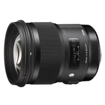 Sigma 50mm f/1.4 DG HSM Art (voor Canon) met garantie, Ophalen of Verzenden, Zo goed als nieuw, Standaardlens