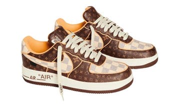 Nike Air Force 1 Low Louis Vuitton Monogram Brown Damier Azu, Nieuw