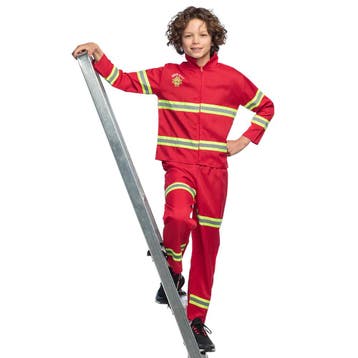 Kostuum Brandweerman Kind Rood, Ophalen of Verzenden, Nieuw