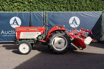 Veiling: Minitractor Yanmar YM 2000B Diesel 24pk Met Grondfr, Gebruikt, Tot 2500, Tot 80 Pk, Ophalen