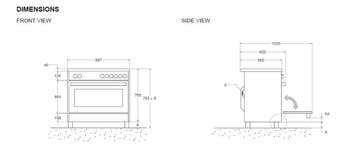 VOORDEEL KNALLER Inductie fornuis 90cm GRATIS BEZORGD!, Witgoed en Apparatuur, Verzenden, 60 cm of meer, Nieuw, Energieklasse A of zuiniger