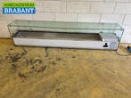 RVS Opzetvitrine Opzet koelvitrine saladière 10 x 1/4 GN 200, Zakelijke goederen, Horeca | Keukenapparatuur, Ophalen of Verzenden