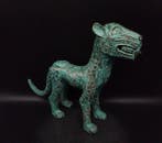 Grand léopard - sculptuur - beide - Benin (Zonder, Antiek en Kunst