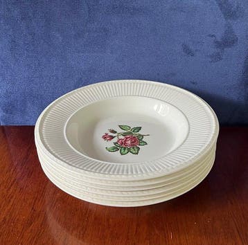 wedgwood - Wedgwood - Tafelservies (6) - Moss Rose -, Antiek en Kunst
