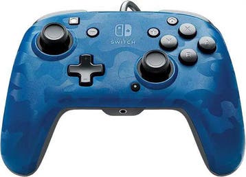 PDP Faceoff Deluxe+ Audio Controller Bedraad voor Nintendo S, Verzenden, Zo goed als nieuw
