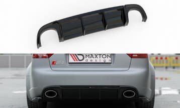 Diffuser Audi RS4 B7 Maxton Glans Zwart, Auto-onderdelen, Ophalen of Verzenden, Nieuw