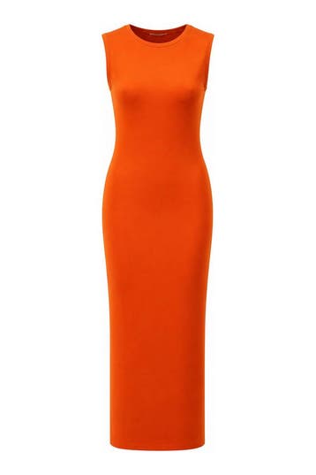 Samsoe Samsoe Jurk in maat L Oranje, Samsoe Samsoe, Verzenden, Zo goed als nieuw, Overige kleuren