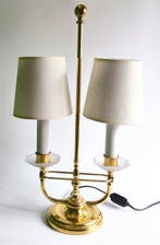 Tafellamp - Verguld messing - Warmwaterkruik