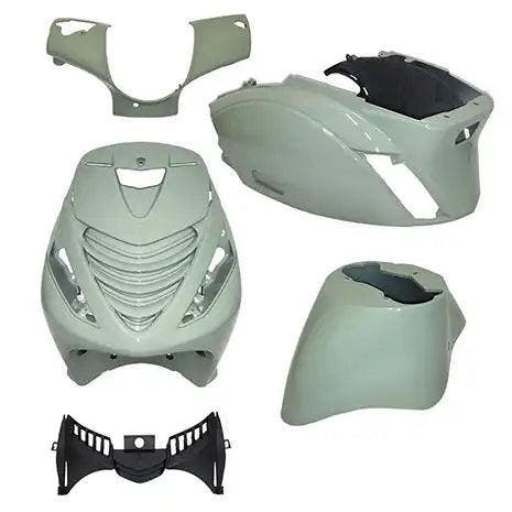 Kappenset – Piaggio Zip – 5-delig - met SP neus – Glacial, Fietsen en Brommers, Brommers | Tuning en Styling, Ophalen of Verzenden
