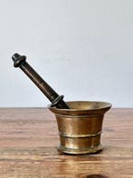 Vijzel en stamper (2) - Brons - Vijzel en stamper