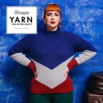 Breipatroon Damestrui Chevron Jumper met halve col van Mer, Ophalen of Verzenden, Nieuw