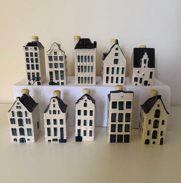 KLM-huisje - Tien KLM huisjes, Antiek en Kunst